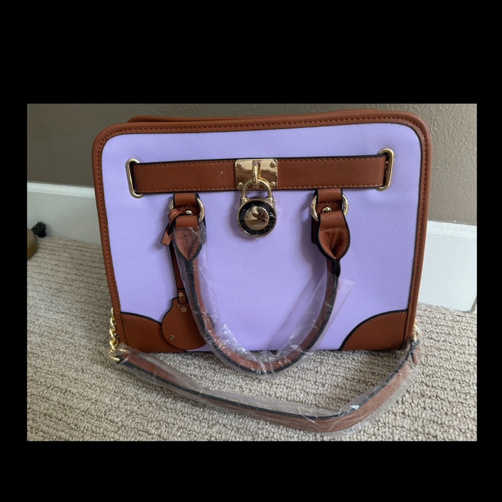 Dasein Purple and Brown Purse and Wallet